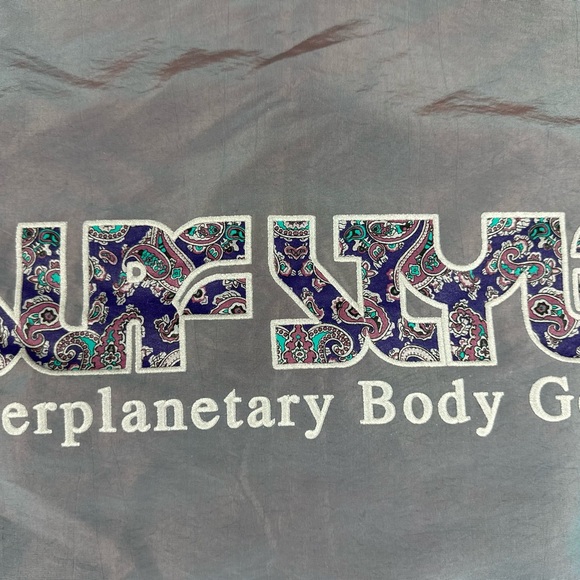 Vintage 90s Surf Style Jacket  Windbreaker Iridescent One Size - Picture 13 of 14